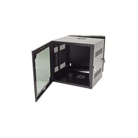 Ortronics DATACAB WALL MOUNT CABINET 12U, PLEXIGLASS SWING-OUT 125LB CA DCW122424P-B